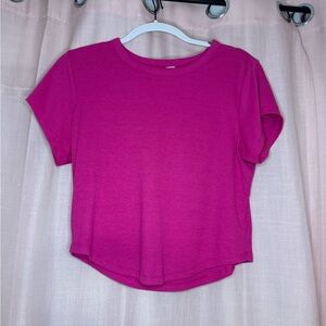 Old Navy Fuchsia Crop Top